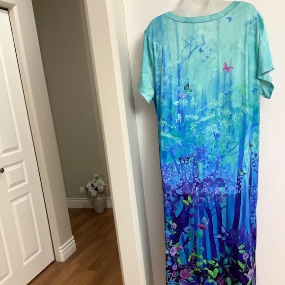 NEW: SHEIN Leisure Dress - butterflies Sz XL 42-43 bust - Picture 4 of 8